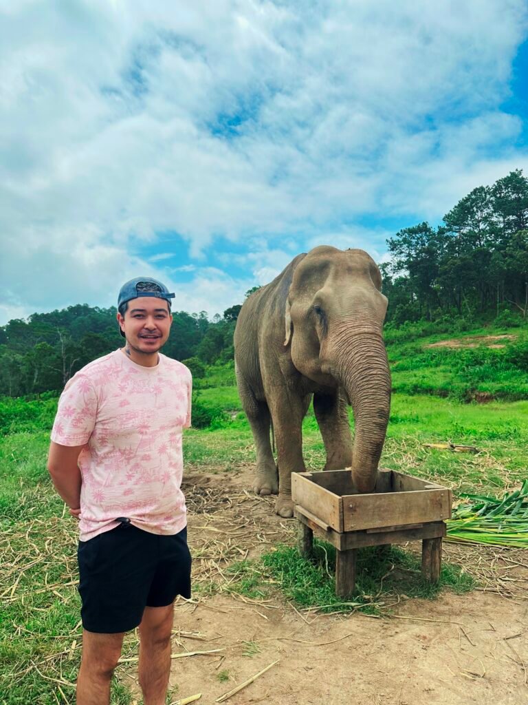 Ethical elephant sanctuary in Chinag Mai, Thailand